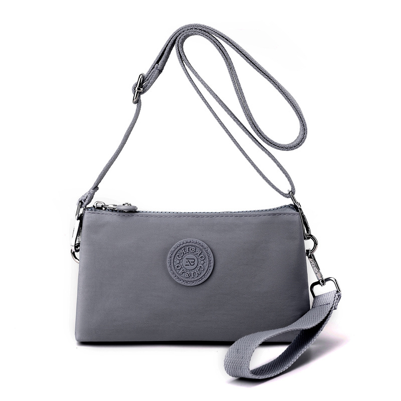 New Simple Nylon Cloth Fashion Shoulder Bag Messenger Bag Casual Western Style Wrist Bag Wholesale