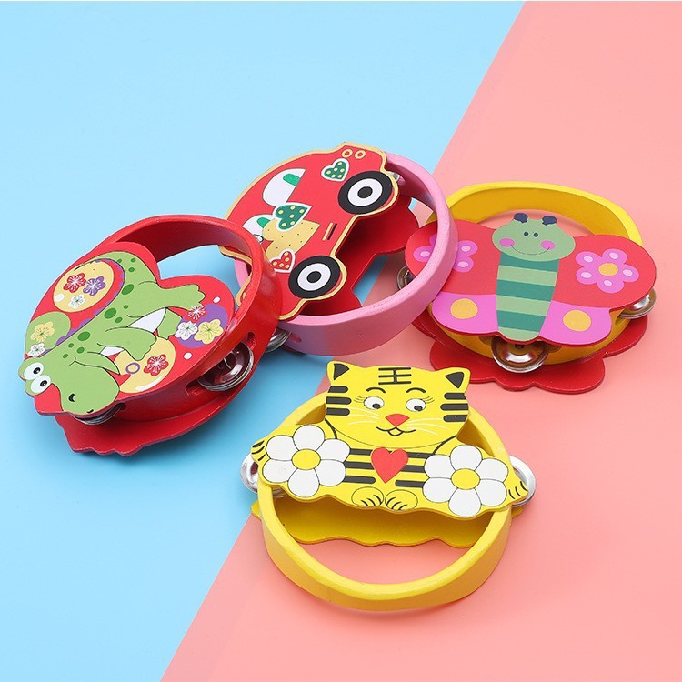 卡通半圆手摇铃儿童益智早教手铃玩具婴幼儿逗小孩床铃玩具批发