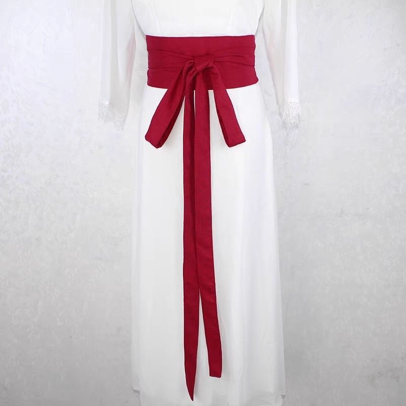 宽腰带新中式汉服长3米多腰封古装马面裙腰封复古风色风束腰跨境
