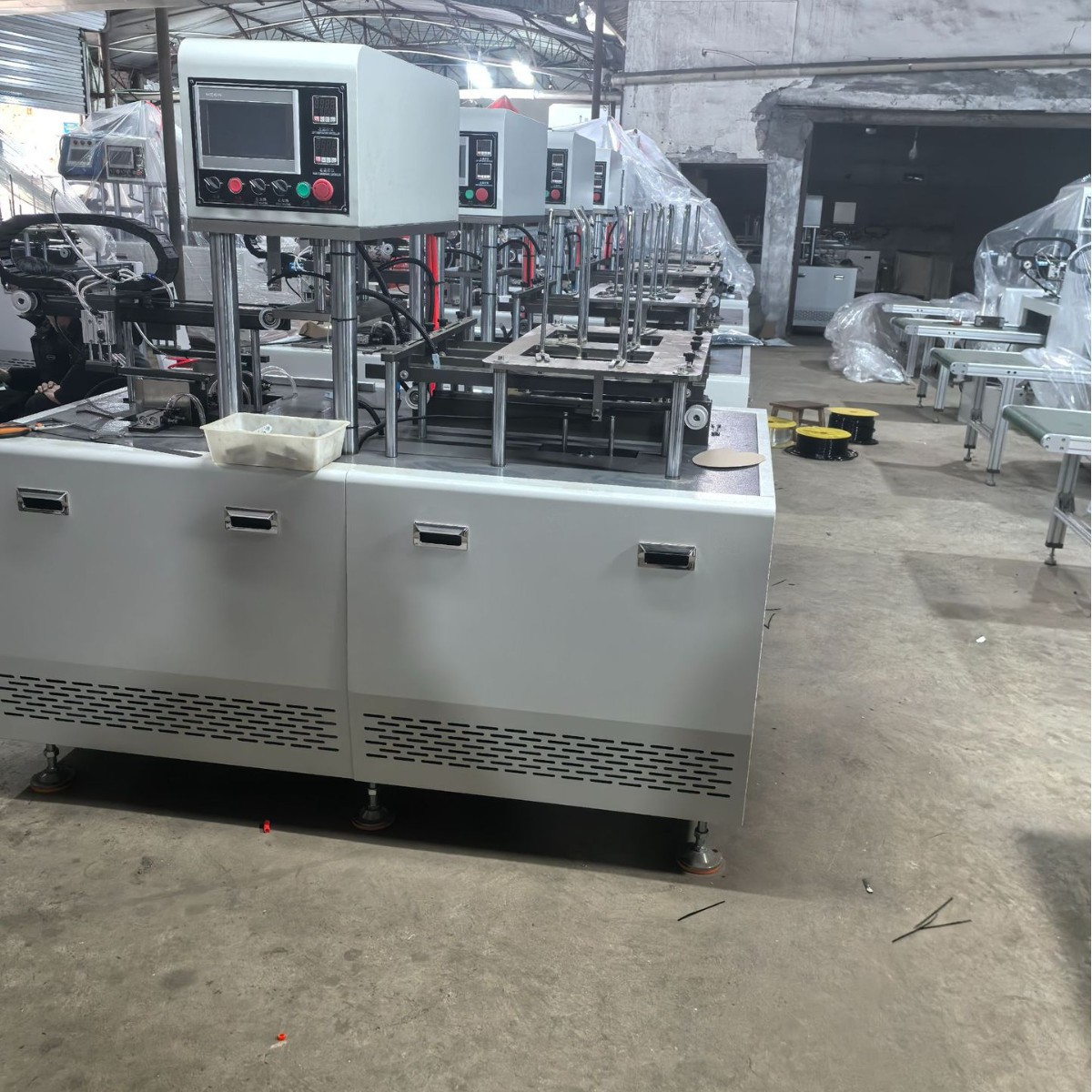 双工位纸质鞋撑机 鞋用纸撑鞋托成型机械 纸鞋托运动鞋皮鞋撑机器