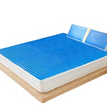 PU清凉凝胶床垫 乳胶TPE可折叠床垫软胶硅胶单双人床网格褥现货