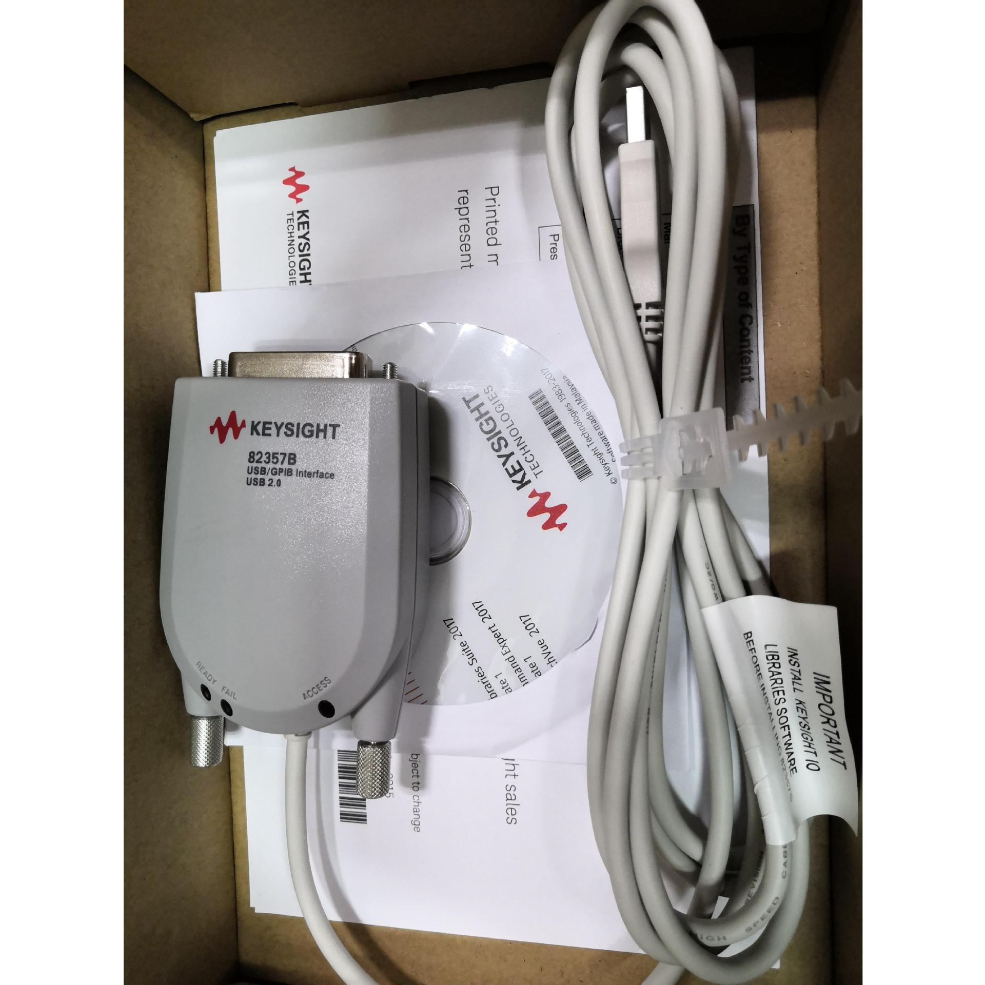 单买家服务支付方式品牌:是德keysight 型号:82357b gpib转usb线缆 原