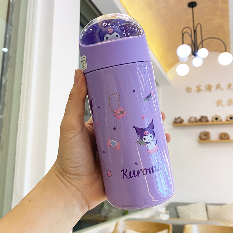 Sanrio Children's Thermos Mug Clow M Space Capsule Straight Drink Cup Student School with Handle Handy Cup