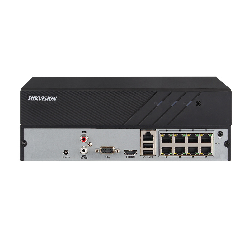 海康威视poe网络硬盘录像机8/16路nvr高清监控主机ds-7808n-r2/8p