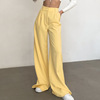 2022 summer Europe and America trousers Paige Easy temperament Versatile Mopping the floor commute A small minority fashion Casual pants Women's wear
