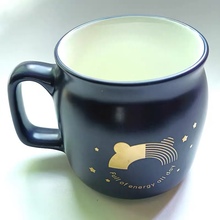 小熊养生壶配件 宝蓝色陶瓷杯盖子YSH-C08V1暖饮杯咖啡杯煮茶热奶