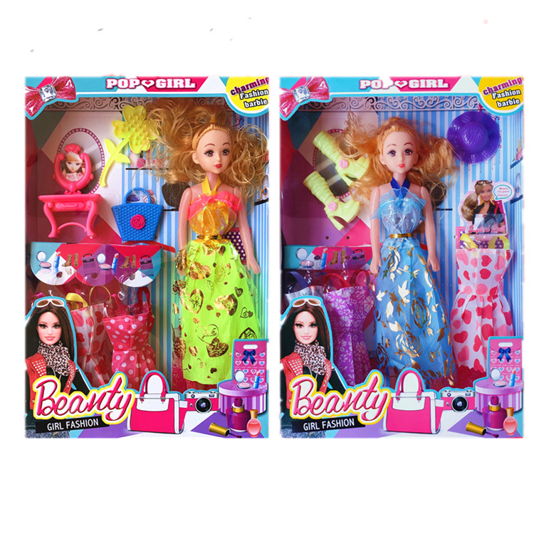 Yi Tian Barbie Doll Gift Set Girls' Toy Play House Training Class Prize Stall Wholesale Dress-up Princess