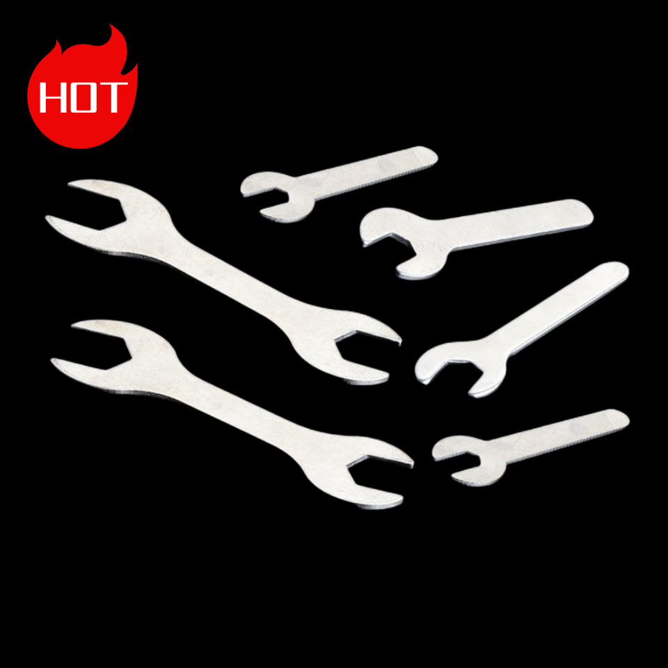 Wrench Furniture Small Wrench Oversized Open-End Wrench Stamping Wrench Outer Hexagon Simple Dual-Use Open-End Wrench