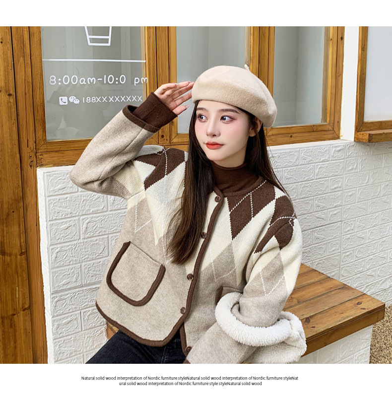 秋冬帽子羊毛百搭韩版潮贝雷帽女画家帽批发南瓜帽休闲毛呢蓓蕾帽详情3