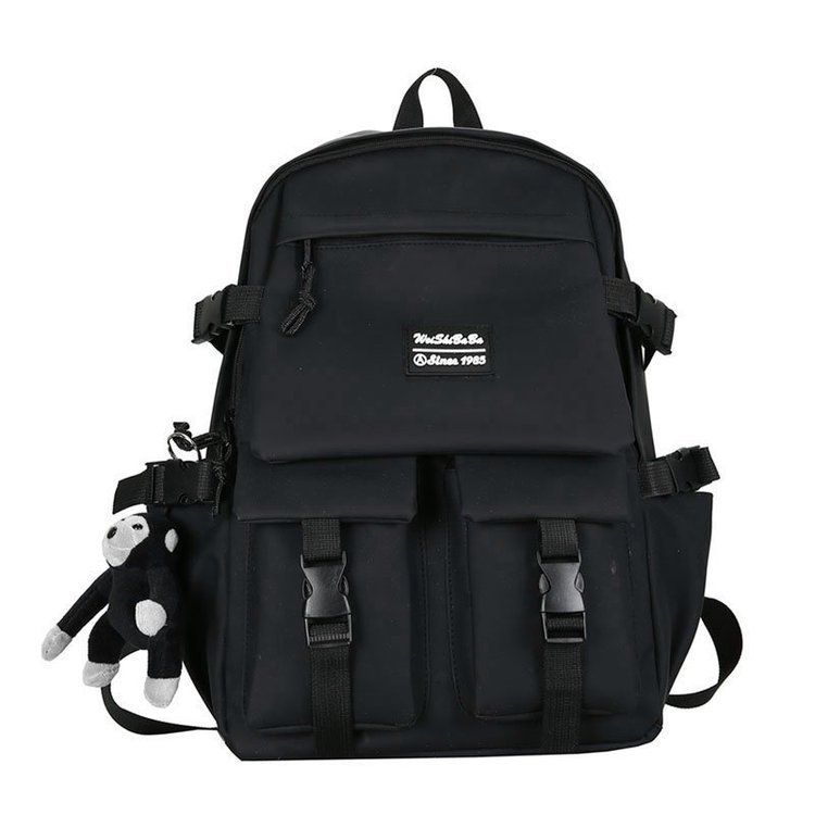 Schoolbag Men's Korean-Style High School Large Capacity Trendy Cool Backpack Female College Student Ins Trendy Casual Travel Computer Backpack