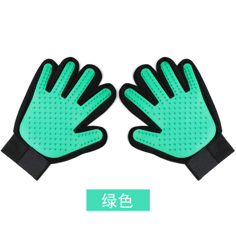 Factory Shipment Cat Pet Cleaning Roller Gloves Pet Beauty Massage Gloves Silicone Dog Bath Massage Brush