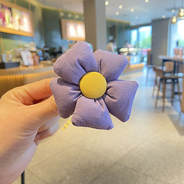 儿童发饰头花可爱花朵发圈女童宝宝头绳高弹性皮筋diy头饰品鞋花