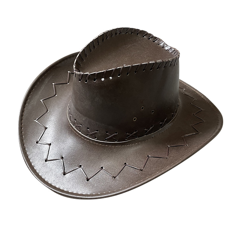 牛仔帽西部骑士帽子欧美风男女遮阳帽户外演出旅游工艺品礼帽批发