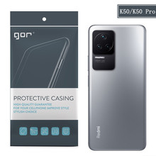 GOR适用Redmi K50 Pro保护壳 红米K50手机保护套K50电竞版透明TPU