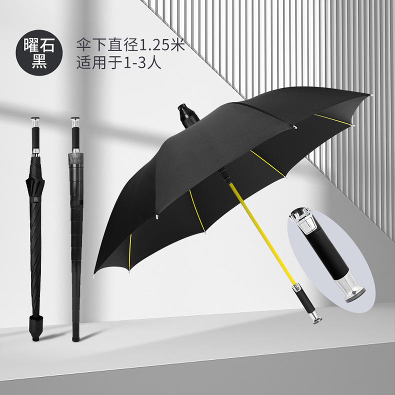 Amazing Super Large Golf High-End Business VIP Dual-Use Waterproof Cover Light Umbrella Straight Pole Advertising Umbrella
