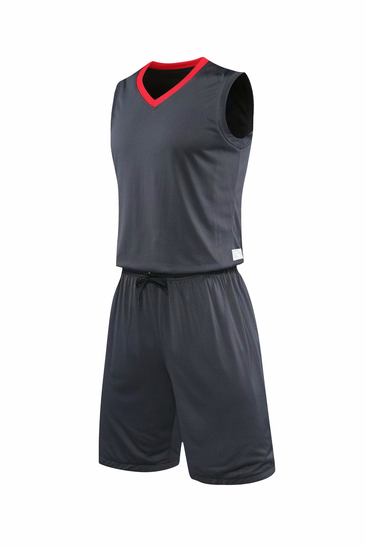 火箭队双面篮球服套装球衣短裤夏训练比赛队服培训成人l-5xl