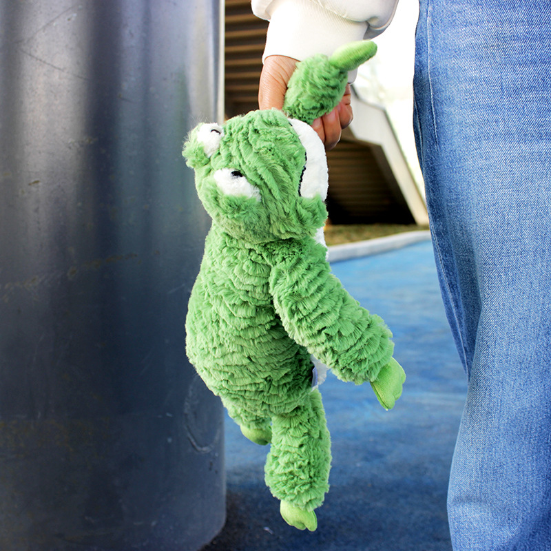 正版原创孤寡青蛙公仔网红毛绒玩具鳄鱼陪睡安抚玩偶男孩生日礼物