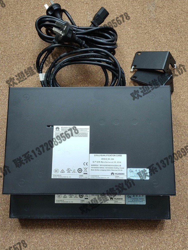 出两台华为s1700-16g千兆交换机,成色非常漂亮,每个端维修议价