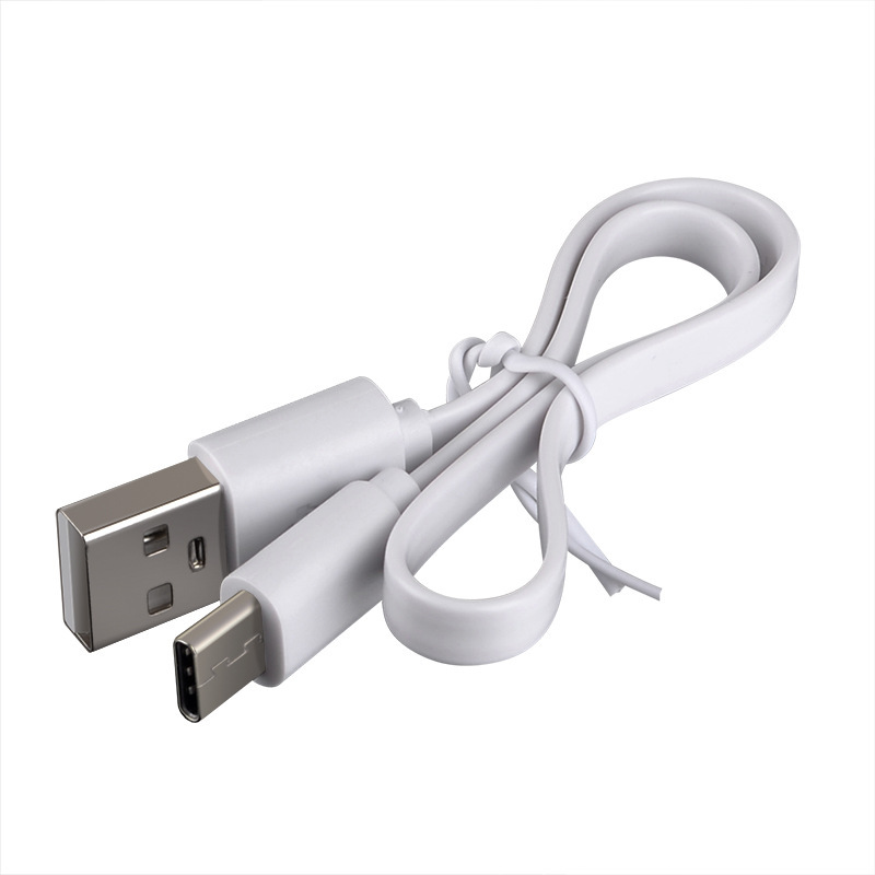 type-c数据线配机线面条数据线扁线电子烟充电线蓝牙耳机充电线1a