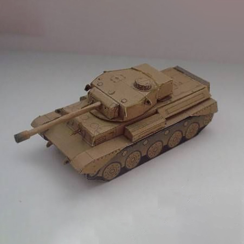1:50 纸模型 彗星 a34 comet 坦克 坦克世界 军事迷礼物 手工