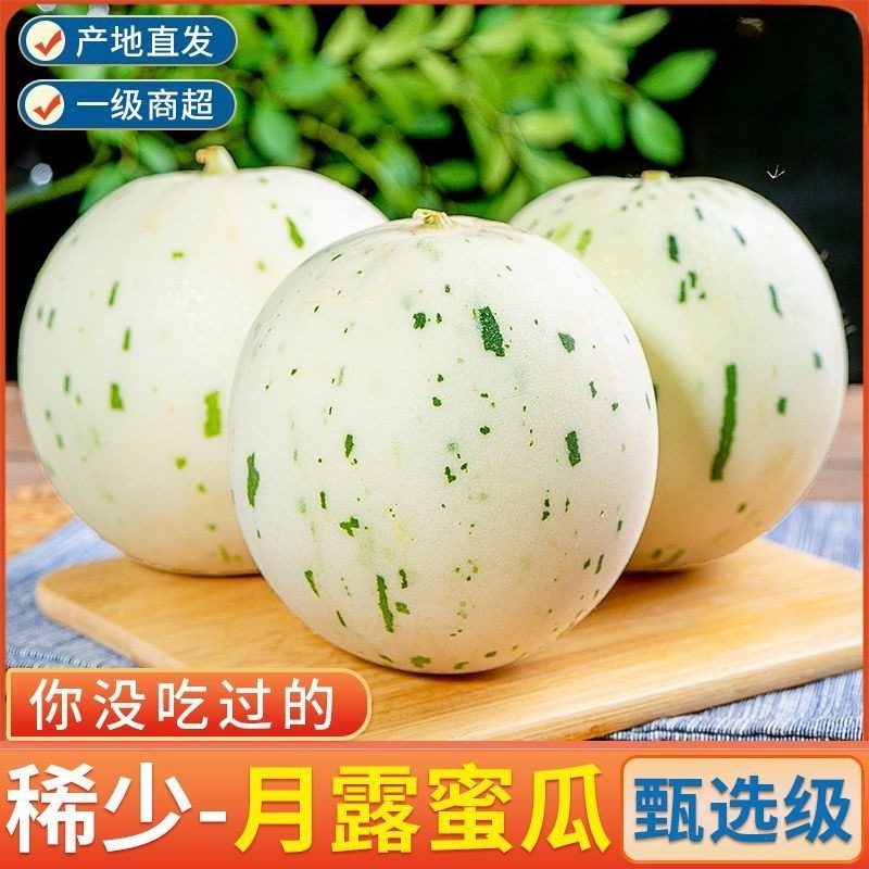 精品月露流星蜜瓜山东冰淇淋2.5斤香瓜奶香梦露甜瓜-阿里巴巴
