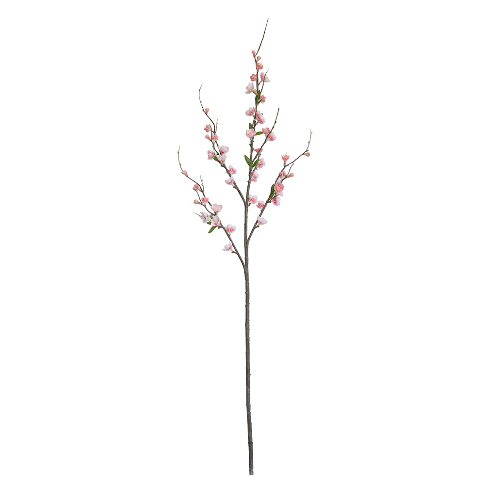 5 Fork Simulation Peach Branches Home Ornamental Flower Fake Plum Blossom Garden Dress up Big Tree Wedding Flower Wedding Ceiling