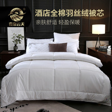被子被芯酒店宾馆床上用品专用全棉纯棉白色夏凉被空调被四季通用