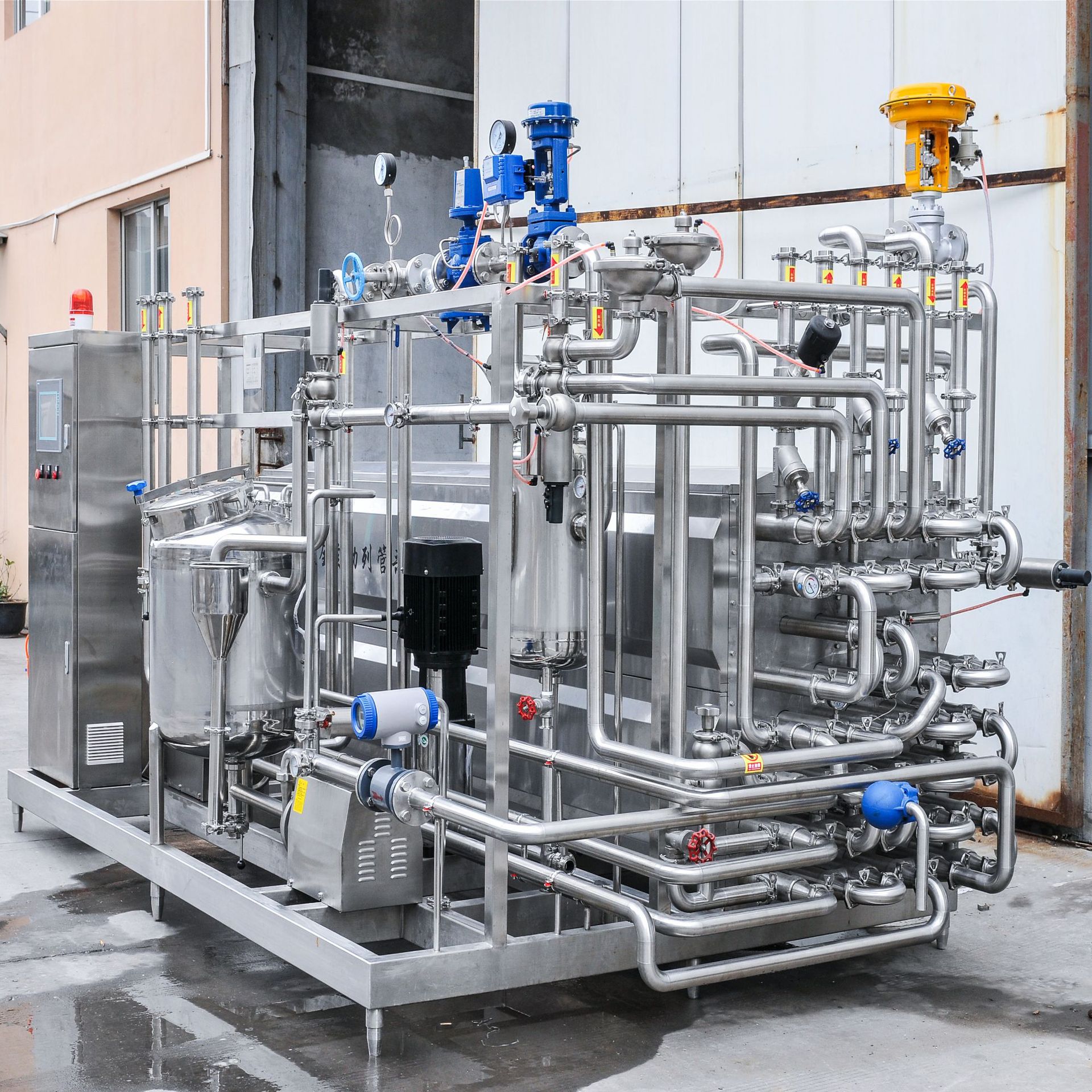 管式杀菌机 牛奶巴氏杀菌机 uht超高温瞬时灭菌机 饮料杀菌设备