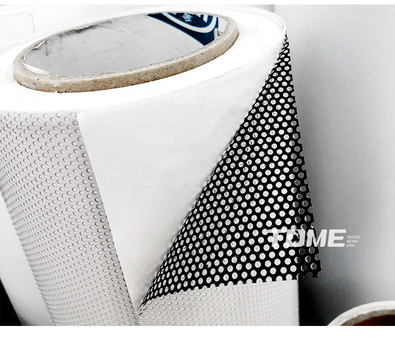 单透单孔透单透贴 公交车玻璃半透广告单透膜喷绘写真