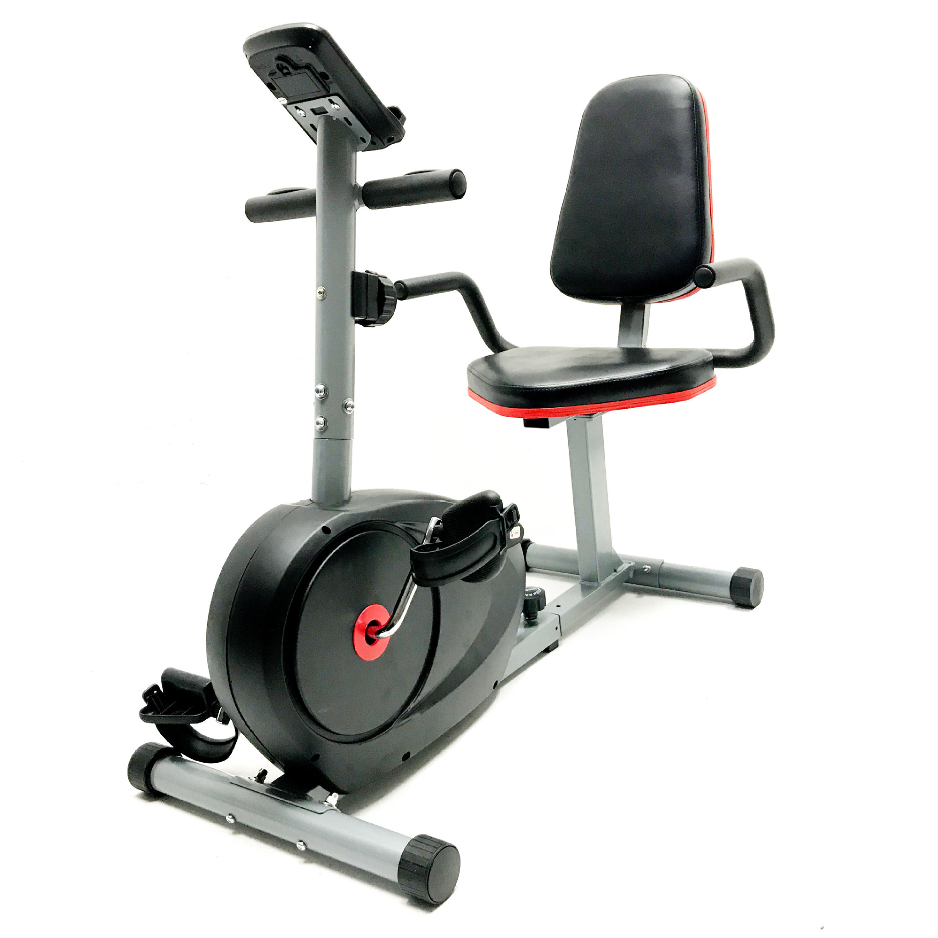 卧式脚踏康复训练器材家用懒人健身车磁控室内运动自行车