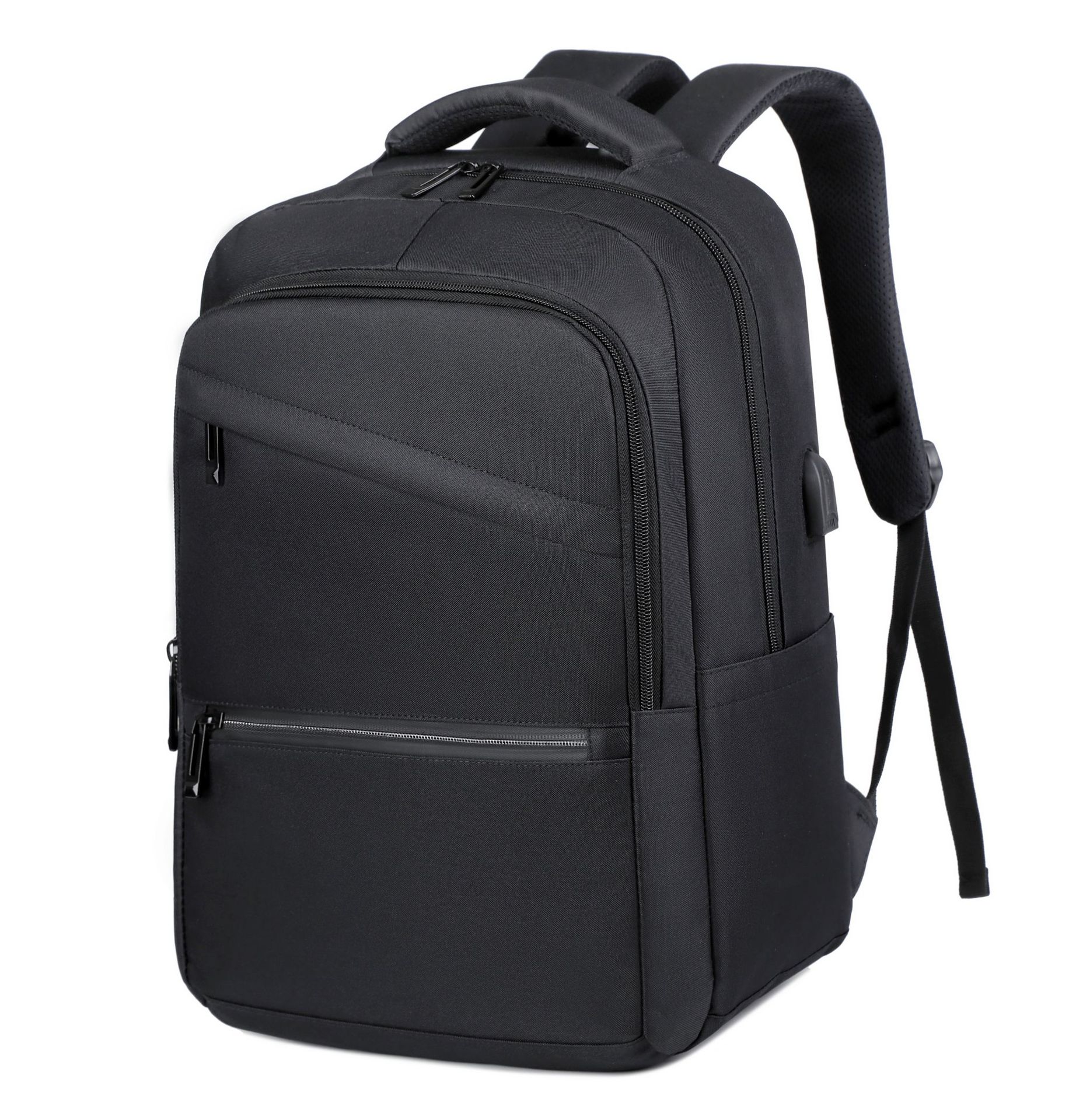 Cross-Border 2022 New Men's Backpack Large Capacity USB Charging Backpack Printing Logo Business Casual Computer Bag