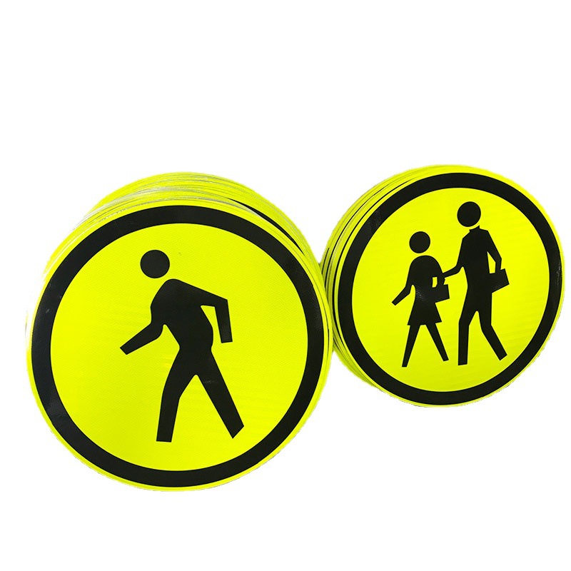 交通标志牌 限速公里圆牌限宽限高限重限载禁停慢圆牌道路警示牌