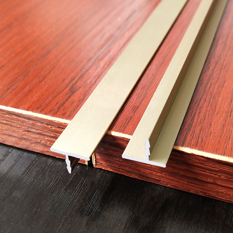 承接定制铝合金t型装饰线条 瓷砖接缝收口条 木地板 门槛钛金压条