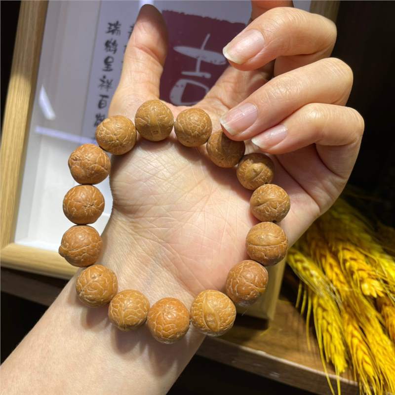 原创新品凤眼菩提单圈手链文玩时尚饰品佛珠手串情侣款礼物c020