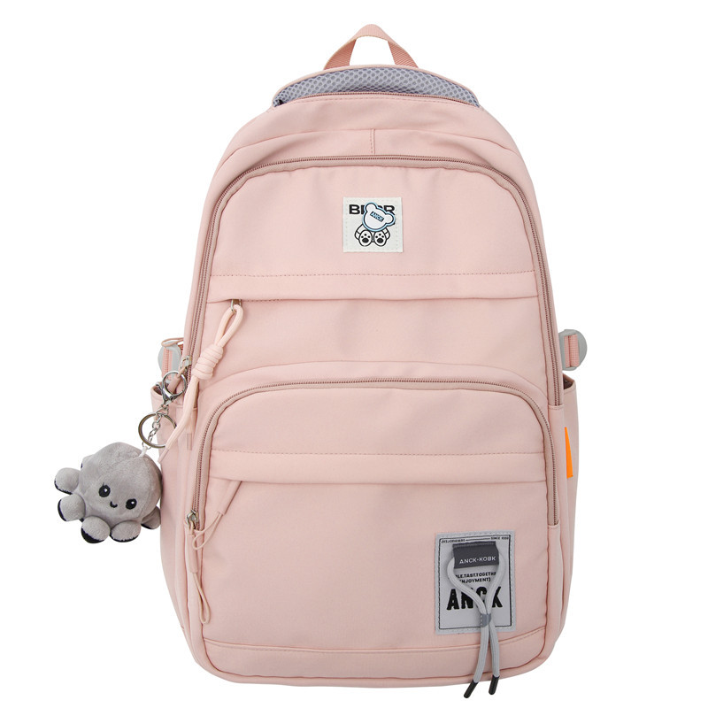 2023 New Korean Style Middle School Student Leisure Schoolbag Travel Large Capacity Girl's Backpack Korean Style Junior High School Backpack
