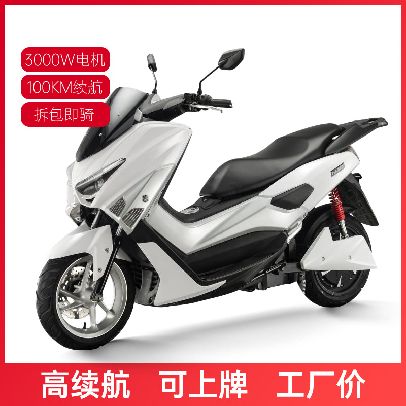 大功率长跑王电动车厂家大型猛兽电动摩托车猛士踏板电摩电瓶车