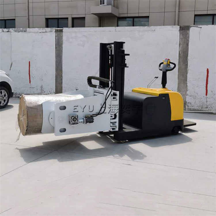 电动夹包机纸卷抱夹属具抱叉车抱纸铁桶抱夹车前后360度旋转0.5t