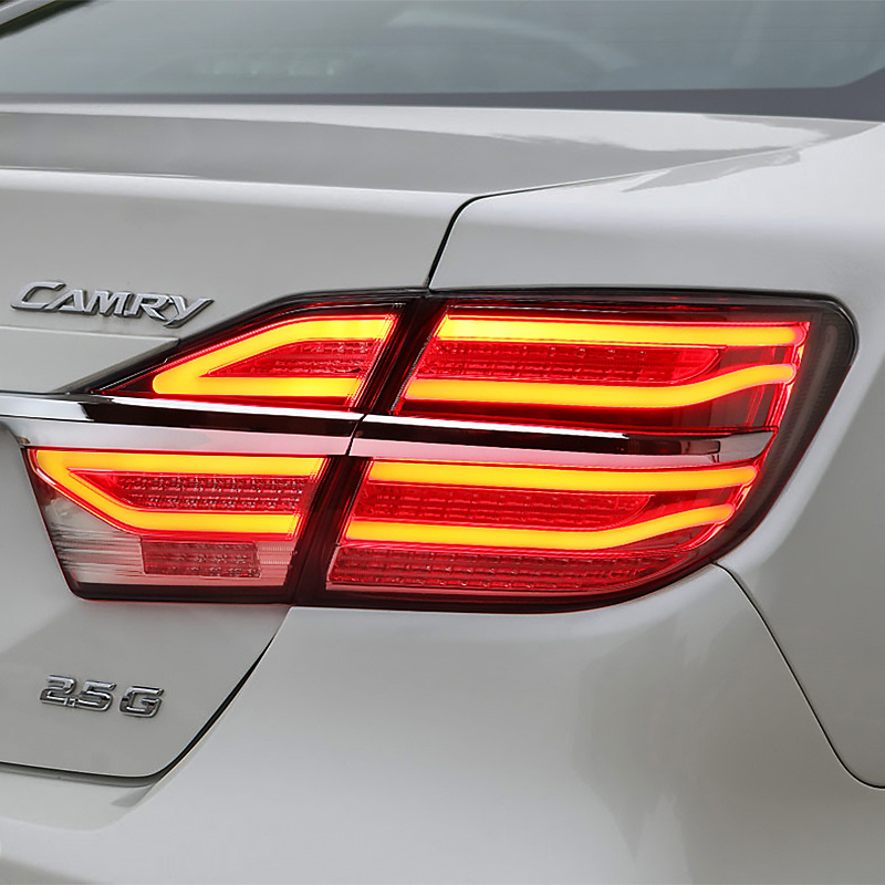 适用于15-17款新凯美瑞尾灯总成改装led行车灯刹车灯奔驰款后尾灯