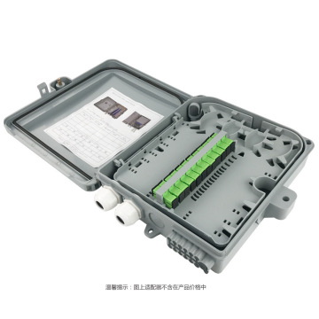 12芯室内外光纤分线盒 镀锌钢板分纤箱 光缆配线箱 16芯分光箱子