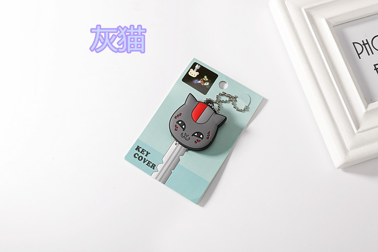 Pvc Soft Rubber Led Light Cartoon Key Cover