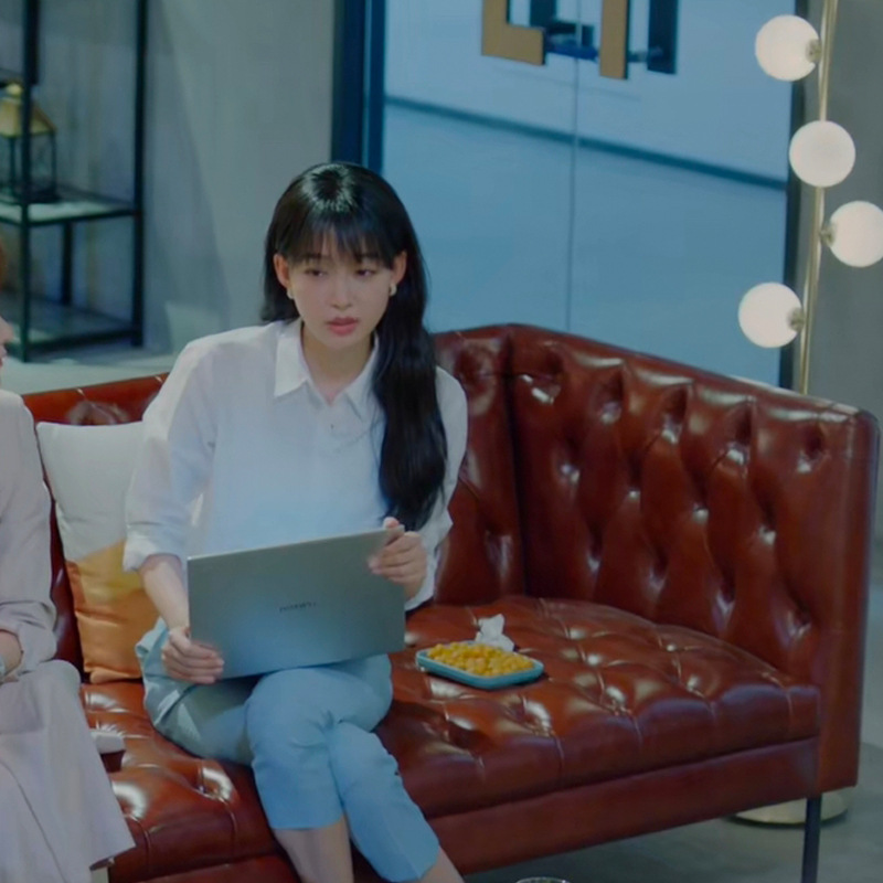 我和我们在一起夏颜孙怡同款白衬衫女韩版翻领长袖衬衣上衣打底衫