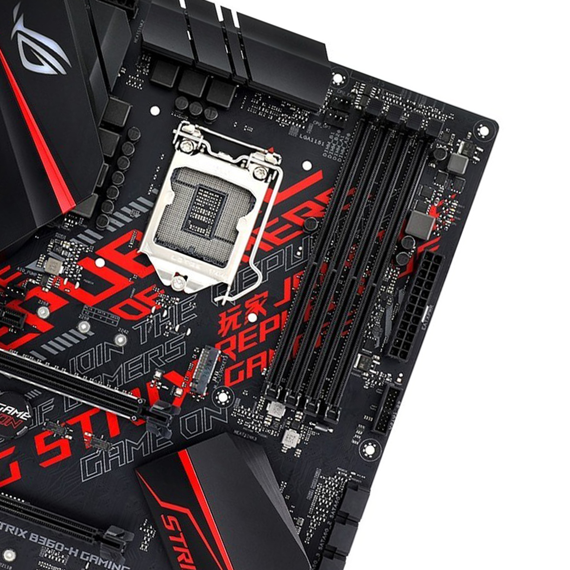 适用于华硕玩家国度rog strix b360-h gaming 声波雷达电竞主板