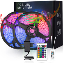 新品LED灯带 智能WIFI套装 2835RGB七彩灯带 音乐律动APP防水灯条