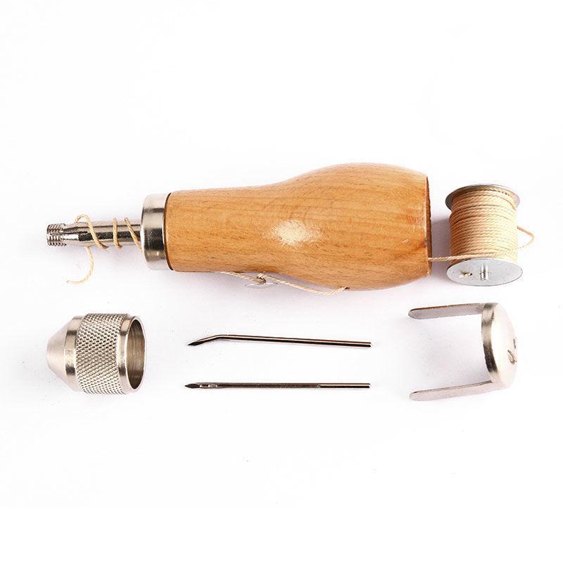 皮革手缝器手缝皮革锥针皮具手工缝线器缝鞋修鞋补鞋工具钩针锥子