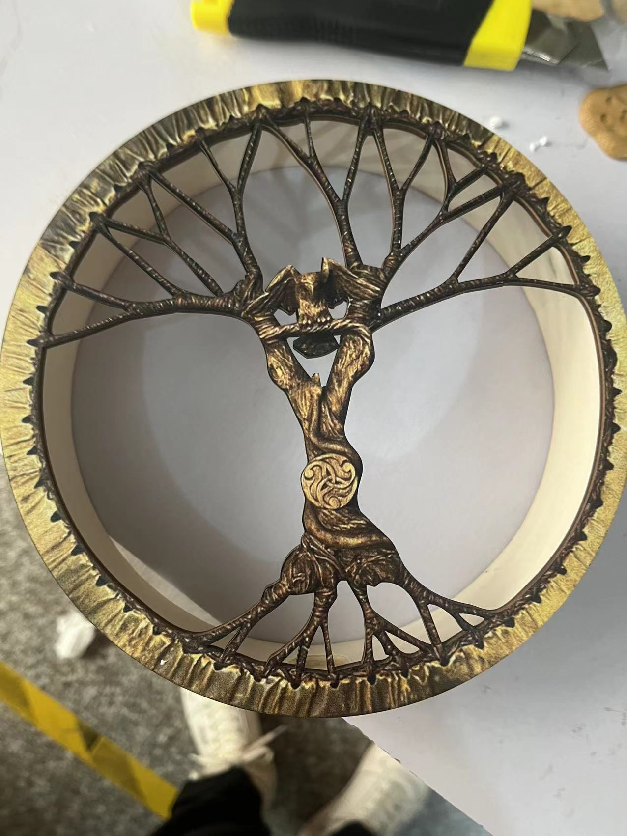 新款萨满鼓《生命之树》西伯利亚鼓灵音乐