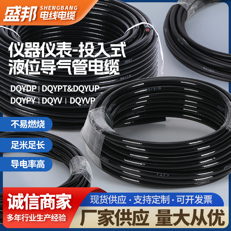 仪器仪表-投入式液位导气管电缆-DQYDP 高柔性动力无氧铜电线