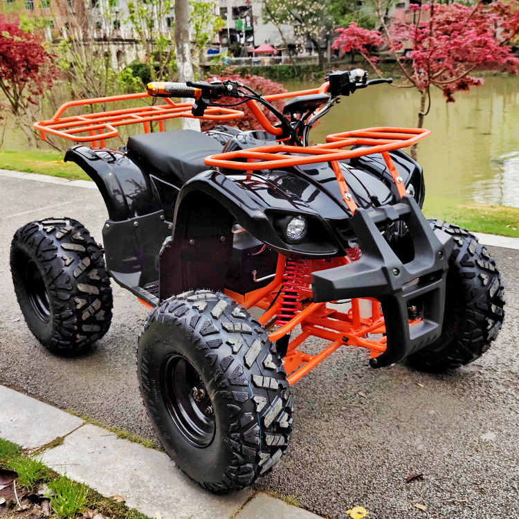 48v64v电动沙滩车全地形四轮越野车雪地摩托车atv四轮摩托车