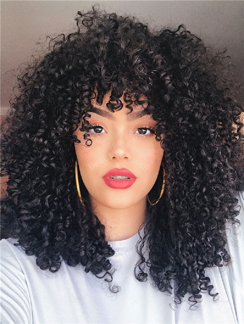 欧美假发 跨境新品外贸女士假发短卷发 蓬松卷爆炸头假发头套