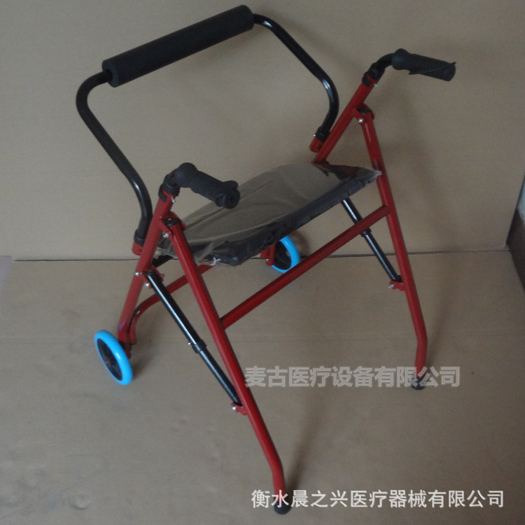 老年人助行器代步器助步车带轮残疾人康复拐杖辅助行走器扶手架