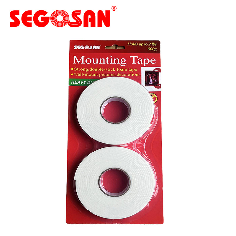 2pc Double Card Sponge Tape 3M White High Adhesive Office Home Handmade PE EVA Foam Double-Sided Adhesive Factory